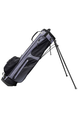 6” Weekend Stand Golf Bag - Black/silver