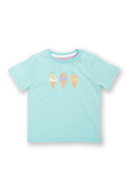 Baby/Kids 100% Organic Cotton Printed T-Shirt - Sorbet Smiles