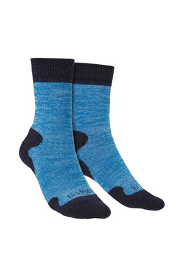 Explorer Womens Merino Cushioned Boot Socks - Blue Marl