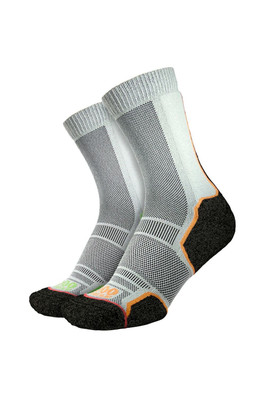 Mens Trek Repreve Single Layer Socks Twin Pack - Black