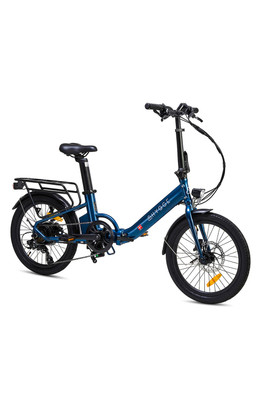 Virum Step 2025 Folding E-Bike - Saphire Blue