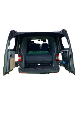 Barn Door Campervan Canopy for VW T5 & T6 - Black
