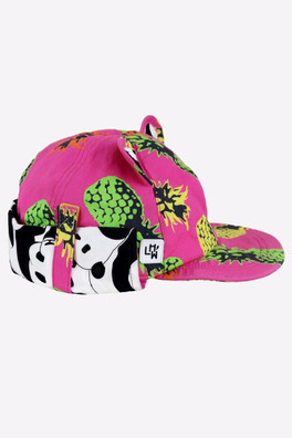 Kids Cub Sun Hat with Neck Flap - Pineapple Punch Print
