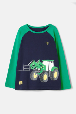 Mason Kids Long Sleeved Top - Green Front Loader