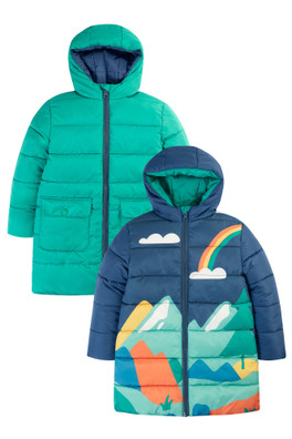 Kids Reversible Shower Resistant Jacket - Alpine View