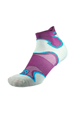 Ladies Fusion Socklet Double Layer Socks - Purple