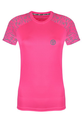 REFLECT360 Womens Short Sleeve Reflective Top - Pink