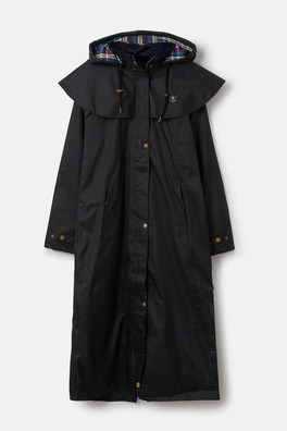 Outback Womens Full Length Waterproof Raincoat - Black