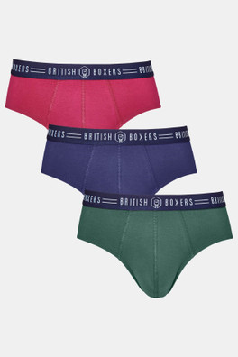 Mens 3-Pack Briefs - Heritage