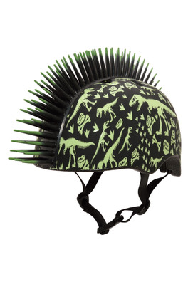 T-Rex Bonez Mohawk Raskullz Helmet (3+ Years) - T-Rex Bonez Mohawk