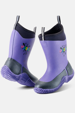 Muddies Icicle Kids Wellies - Purple