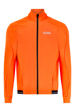 Storm Mens Thermal Cycling Jacket - Orange