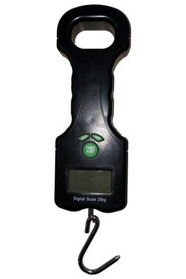 Floating 25kg/55lb Digital Fishing Scale - Black