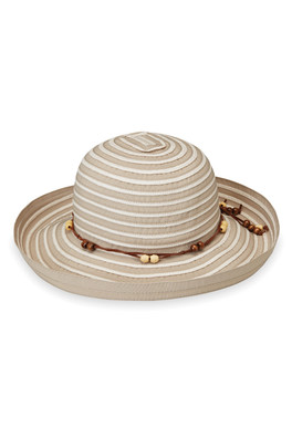 Breton Womens UPF50+ Sun Hat - Taupe