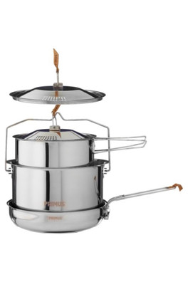 Campfire Stainless Steel Large Cookset - Silver