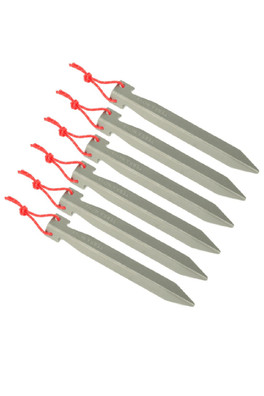 Titanium V Peg (Pack of 6) - Grey