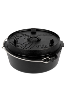 5.5L Cast Iron Dutch Oven - Black