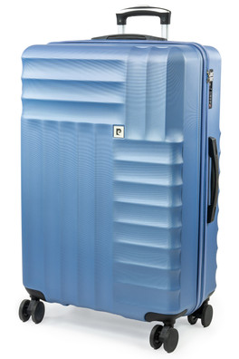 Soleil Wheeled Hard Sided Suitcase Hold Luggage - Elemental Blue