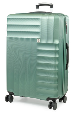 Soleil Wheeled Hard Sided Suitcase Hold Luggage - Sage Green