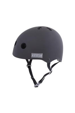 Matte Krash Pro FS Kids Bike Helmet - Matte Black