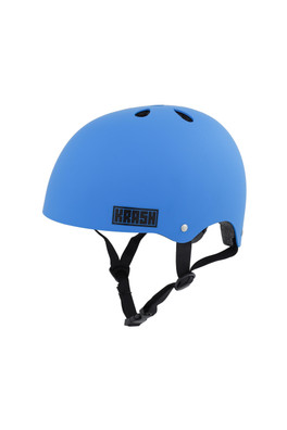 Matte Krash Pro FS Kids Bike Helmet - Matte Blue