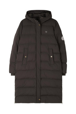 Savannah Womens Long Padded Jacket - Cocoa
