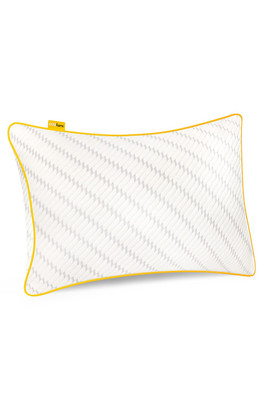 Luxury Memory Foam Pillow with Adjustable Filling - White