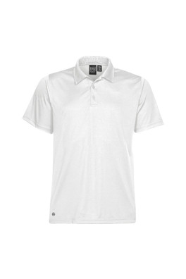 Eclipse Mens H2X-DRY® Pique Polo - White