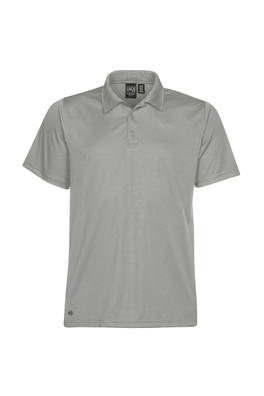 Eclipse Mens H2X-DRY® Pique Polo - Cool Silver