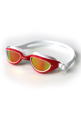 Attack Swim Goggles - Polarized Lens-Red/White