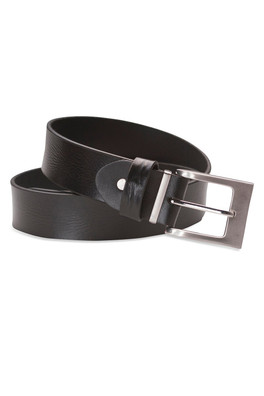Mens Leather Belt 1.5" Width - Black