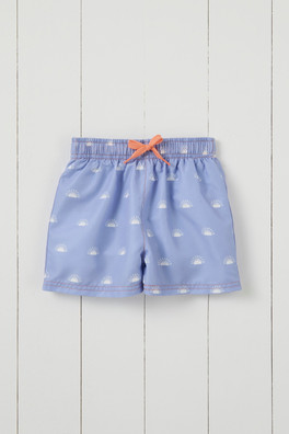 Kids Microfibre Swim Shorts - Lavender