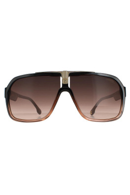 1014/S Sunglasses - Black Brown / Brown Gradient
