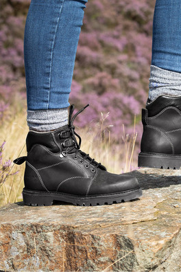 Buffalo Womens Walking Boots - Black