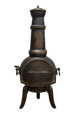 Cast Iron Chiminea - Black