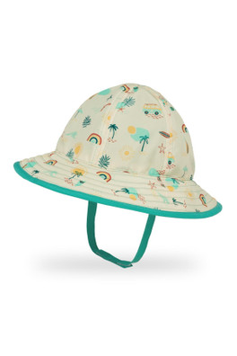 Sunskipper Infant Reversible UPF 50+ Bucket Hat - Beach Day/Sea Spray