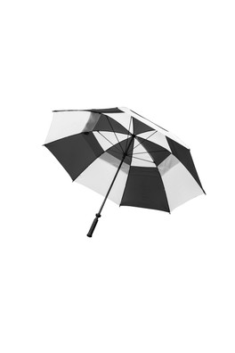 Dual Canopy Umbrella - Black/white