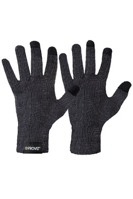 REFLECT360 Mens Reflective Explorer Knit Gloves - Black