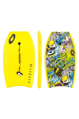 Osprey 33" Stickers Bodyboard - Yellow
