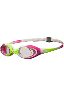 Spider Kids Swimming Goggles - Lime/Fuchsia/White