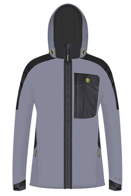 REFLECT360 Womens Reflective Waterproof Jacket - Grey