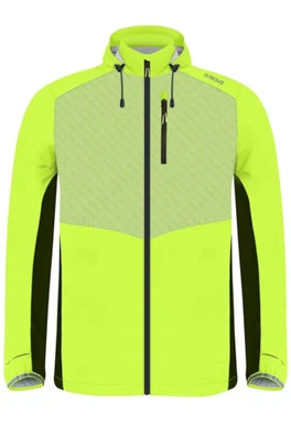 Lumina Men's Reflective Running Jacket - Yellow