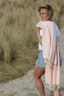 Logan Hammam Towel - Pink