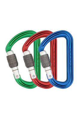 Shadow Locking Karabiner 3-pack - Blue/Red/Green