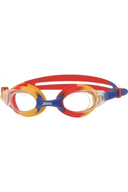 Bondi Kids Clear Swimming Goggles - Red/Blue/Yellow