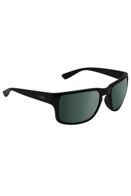 Shift Unisex Cat 3 Mountain Sunglasses - Shiny Black w/ Green Lens