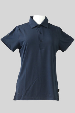 Womens Short Sleeve Polo 92% Recycled Polyester - Navy
