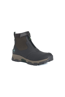 Apex Mens Mid Zip Wellingtons - Dark Brown