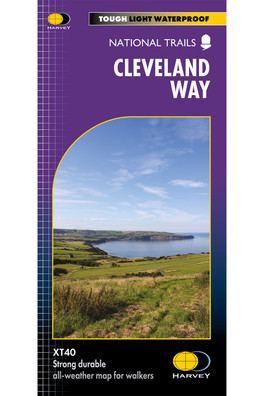 Cleveland Way Trail Map - Scale: 1:40,000