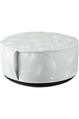 Inflatable Garden Pouffe Dandelion - Light Green & White